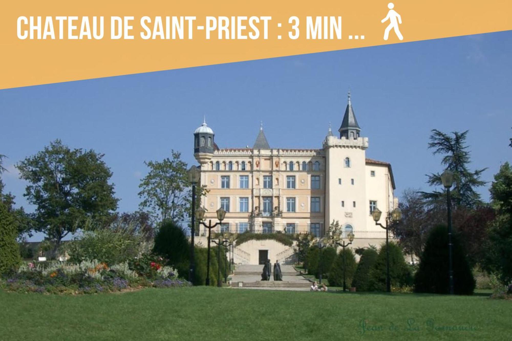 Cosy Appart - Balcon, Parking, Spacieux T2 - Proche Eurexpo Stade Saint-Priest  Buitenkant foto
